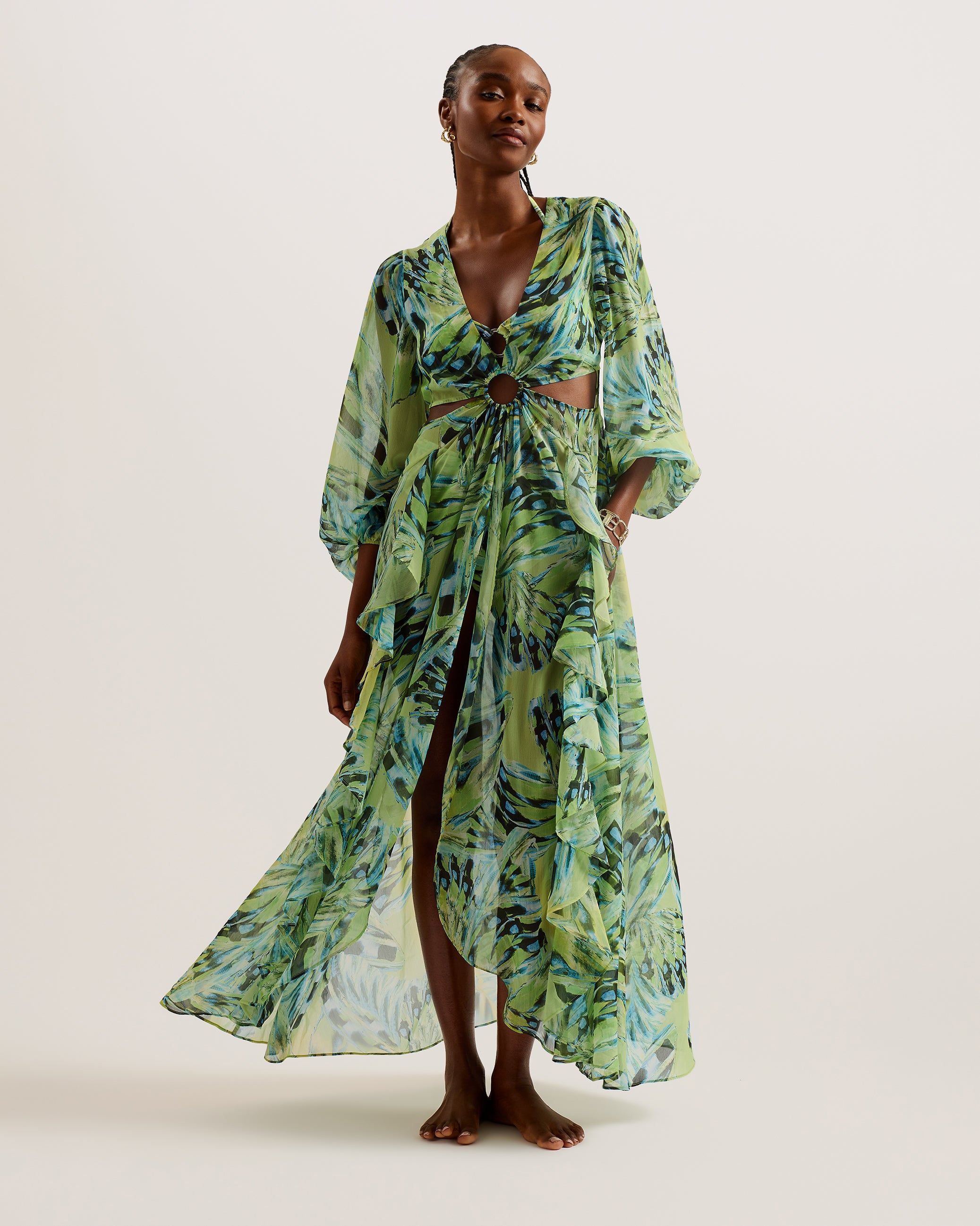 OTTLEYY - Maxi Cover-Up With Eyelet Detail – Ted Baker, Canada