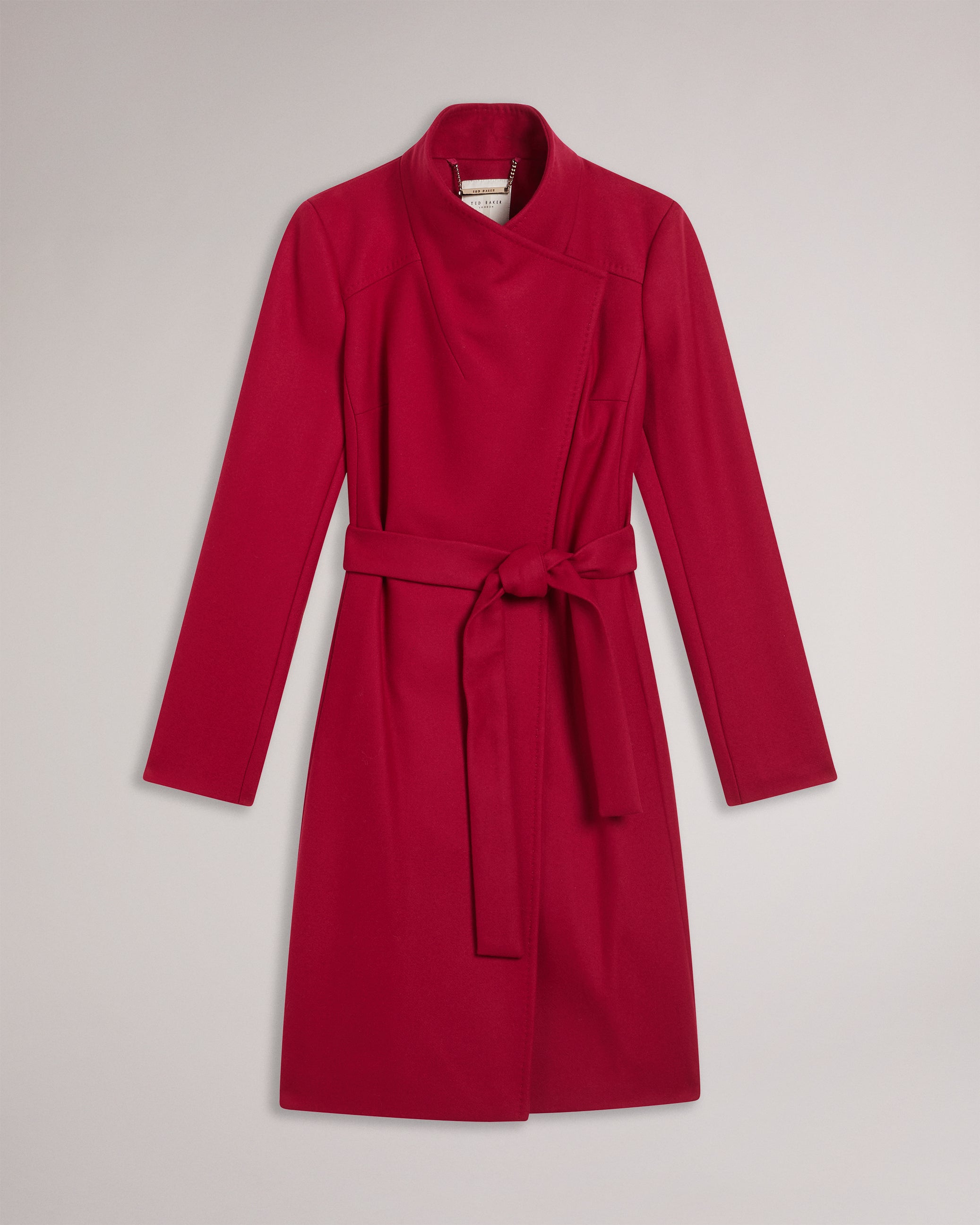 Ted baker sandra long wool hot sale wrap coat